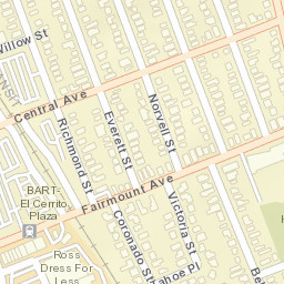 6700 Fairmount Ave, El Cerrito, CA 94530 Street Map