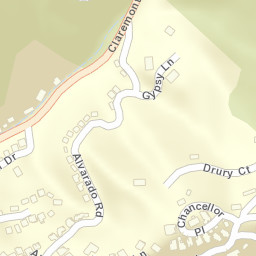 1215 Alvarado Rd, Berkeley, CA 94705 Street Map