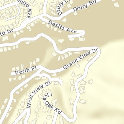 1079 Amito Dr, Berkeley, CA 94705 Street Map