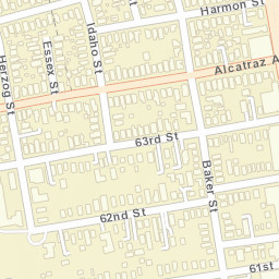 1424 Alcatraz Ave, Berkeley, CA 94702, Street Map