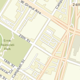 2000-2198 Mandela Pkwy, Oakland, CA Street Map