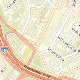 401-469 Lake Park Ave, Oakland, CA 94610, Street Map