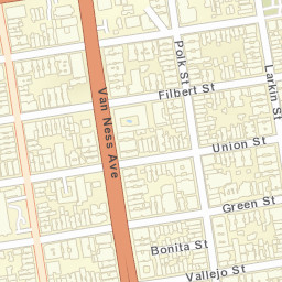 2601-2645 El Camino Real, San Francisco Street Map