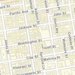 1149 Jackson St San Francisco CA Street Map