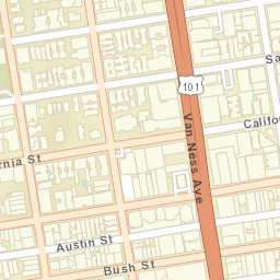 1701 Franklin St San Francisco CA Street Map