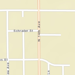3000-3098 N 14th Ave Dodge City KS Street Map