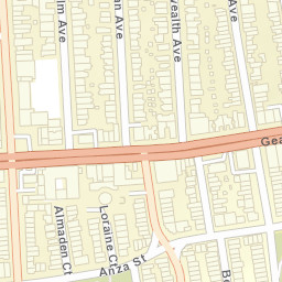 134-136 Parker Ave San Francisco CA Street Map