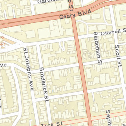 1207 Scott St, San Francisco, CA 94115, USA Street Map