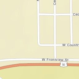 1700-1798 Cecil St Dodge City KS Street Map