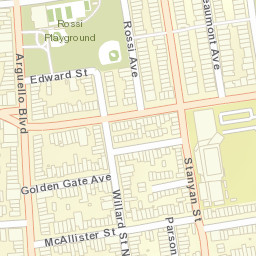 638 Arguello Blvd San Francisco California Street Map