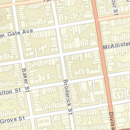 1355-1369 Fulton St San Francisco Street Map