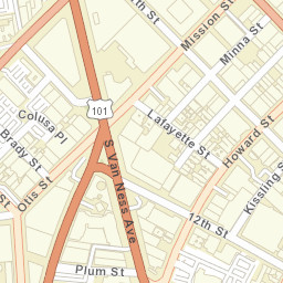 85 Brady St San Francisco CA 94103 Street Map