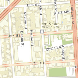 174 Landers St San Francisco CA Street Map