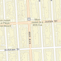 4101 Kirkham St San Francisco CA Street Map