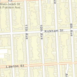 517-525 Lawton St San Francisco CA Street Map