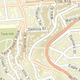 3300-3336 Market St, San Francisco, CA 94114, USA Street Map