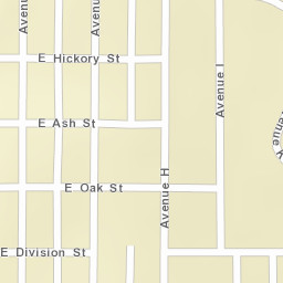 601-699 E Hickory St Dodge City KS Street Map