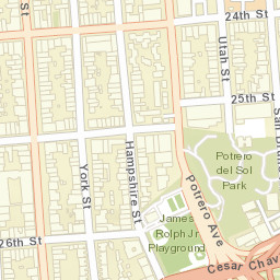 2806-2824 24th St, San Francisco, CA 94110, USA Street Map