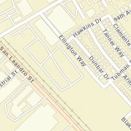 9331-9601 San Leandro St, Oakland, CA Street Map