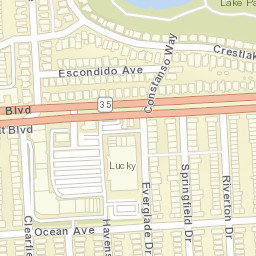 4000-4050 Ocean Ave San Francisco Street Map