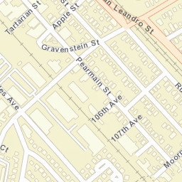 10500-10698 Russet St Oakland CA Street Map