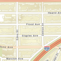 242-246 Judson Ave, San Francisco, CA 94112, USA Street Map