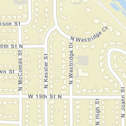 2047-2099 N Kessler St Wichita KS Street Map