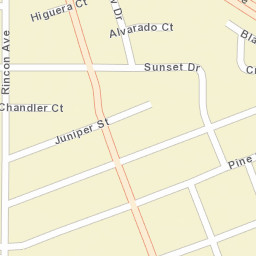 1111-1117 Pine St Livermore CA Street Map