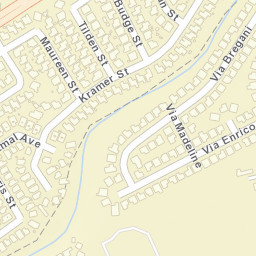 1042 Vía Enrico San Lorenzo CA Street Map