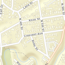 1828-1838 Knox St Castro Valley CA Street Map