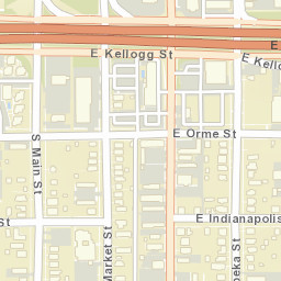 801-807 S Market St Wichita KS Street Map