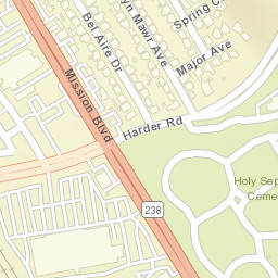 901-949 Harder Rd, Hayward, CA 94542 Street Map