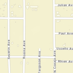 1818-1822 Rhien Ave, Modesto, CA 95354 Street Map