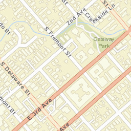 117-123 S Delaware St, San Mateo, CA 94401, USA Street Map