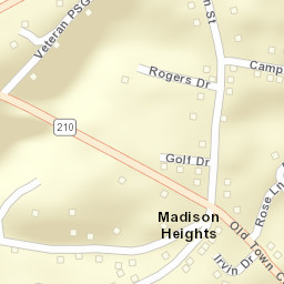 269-293 Colony Rd, Madison Heights, VA Street Map