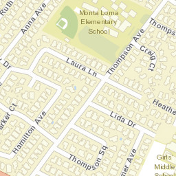 2433 Whitney Dr Mountain View CA Street Map