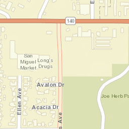 2101-2175 N Parsons Ave, Merced, CA Street Map