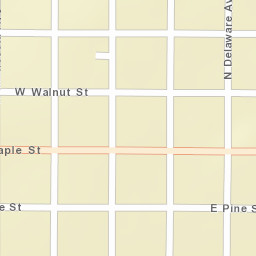 110-198 W Maple St Columbus KS Street Map