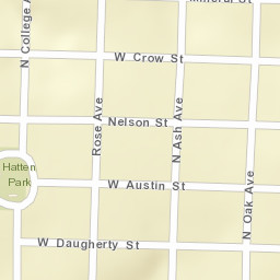 101-199 N Ash Ave Webb City MO Street Map