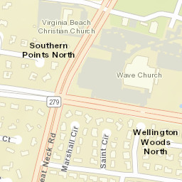 1110 N Great Neck Rd, Virginia Beach, VA 23454, USA Street Map