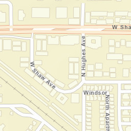 4860-4872 N Hulbert Ave Fresno CA Street Map
