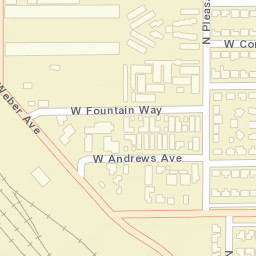 3018 N Weber Ave, Fresno, CA 93705, USA Street Map
