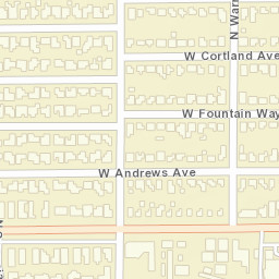 1603 W Andrews Fresno CA 93705 Street Map