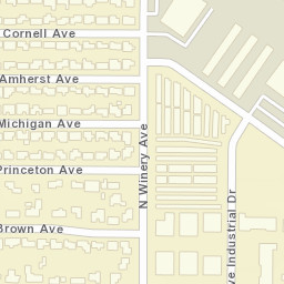 4913-4933 East Andersen Avenue, Fresno Street Map