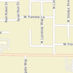 188-202 N Lyndsay Way Dinuba CA Street Map