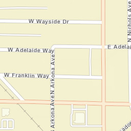 358-398 W El Monte Way Dinuba CA Street Map