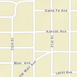 1149-1199 20th St Woodward OK Street Map