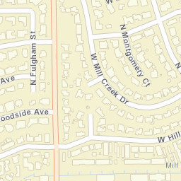 3510-3526 W Mill Creek Dr Visalia CA Street Map
