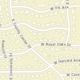 1444 S County Center Dr Visalia CA Street Map