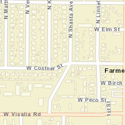 340-364 N Matthew Ave Farmersville Street Map